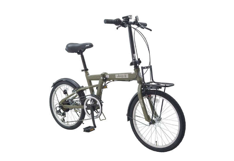 折り畳み自転車Jeep Jeepブランドの人気折りたたみ自転車がリニューアル。こだわりのシワ