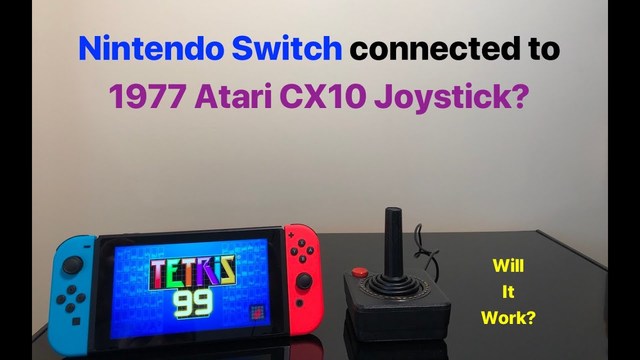 ニンテンドー・スイッチでレトロゲームをアタリのジョイスティックで遊ぶというこだわりの挑戦
