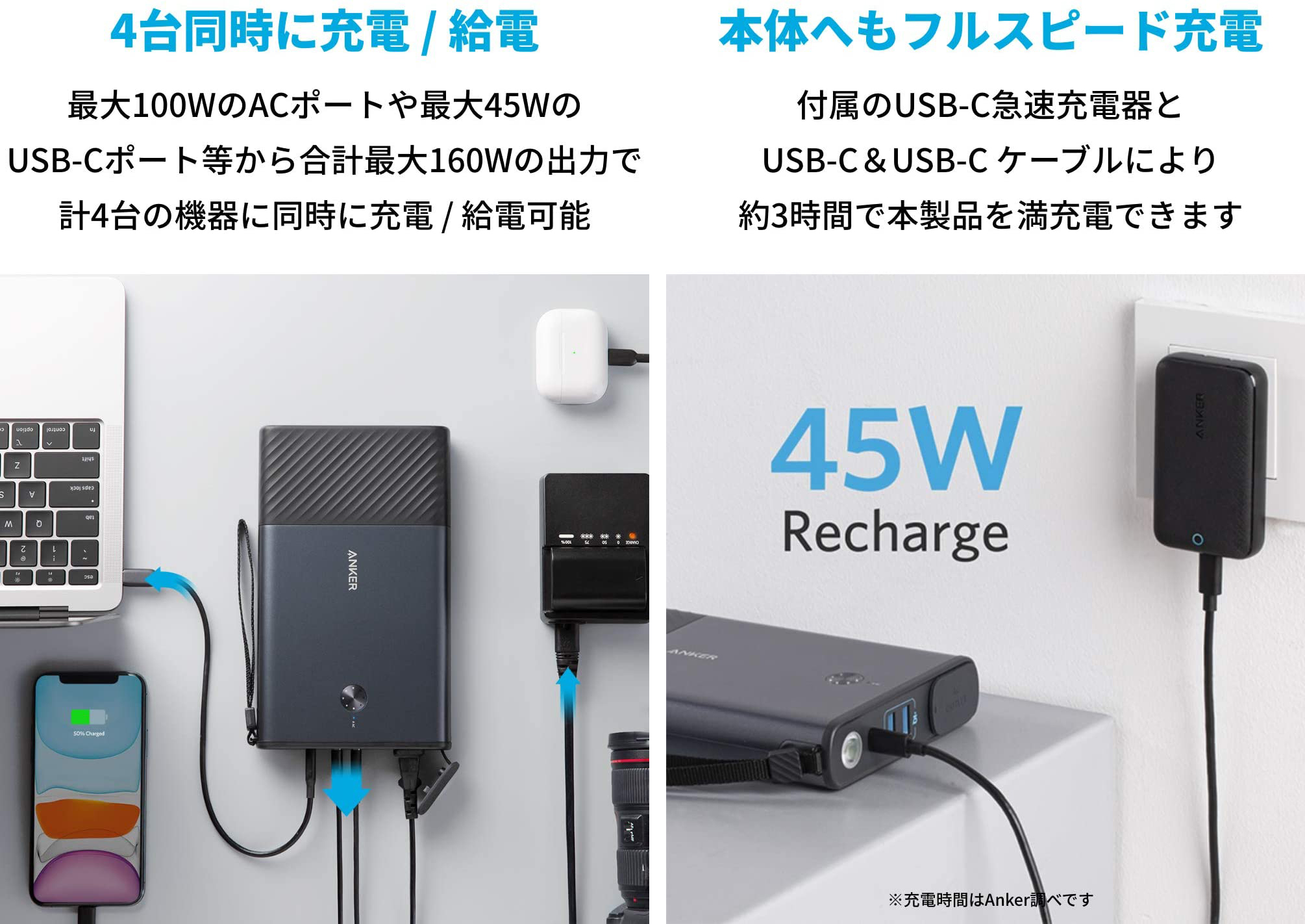 AC出力もどんとこい。「Anker PowerHouse 100」はモバイルに持ち歩ける