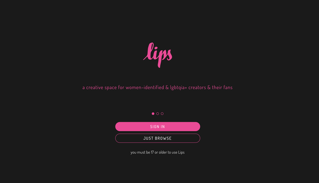 セクシャルなコンテンツOK。SNS「Lips」誕生
