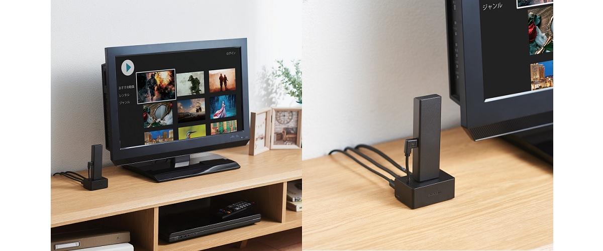 テレビの裏はwi Fi拾いにくい 有線lanも繋げるfire Tv Stick用ドックで快適接続を実現 ギズモード ジャパン