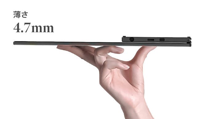 出先での写真編集やイラスト制作に 薄さ4 7mmの4k タッチパネル対応モバイルモニター ギズモード ジャパン