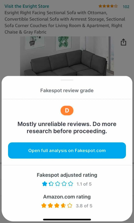 アマゾンの偽レビューをaiで見抜くアプリ Fakespot ギズモード ジャパン