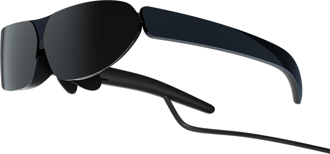 サングラスじゃないよ スマホに繋ぐと140インチの画面が眼前に広がるtclのarゴーグル ギズモード ジャパン