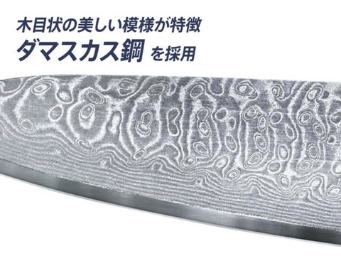 日本刀の技術が踏襲された一生使える包丁 ダマスカス67 ギズモード ジャパン