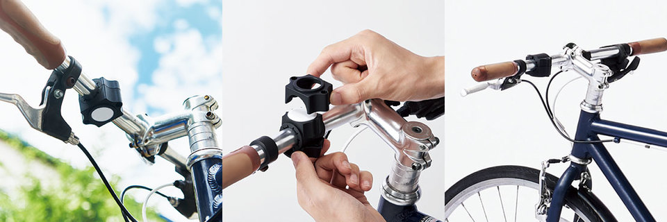 ハンドルにガッチリ固定！エレコムの自転車用AirTagホルダーは落ちる 