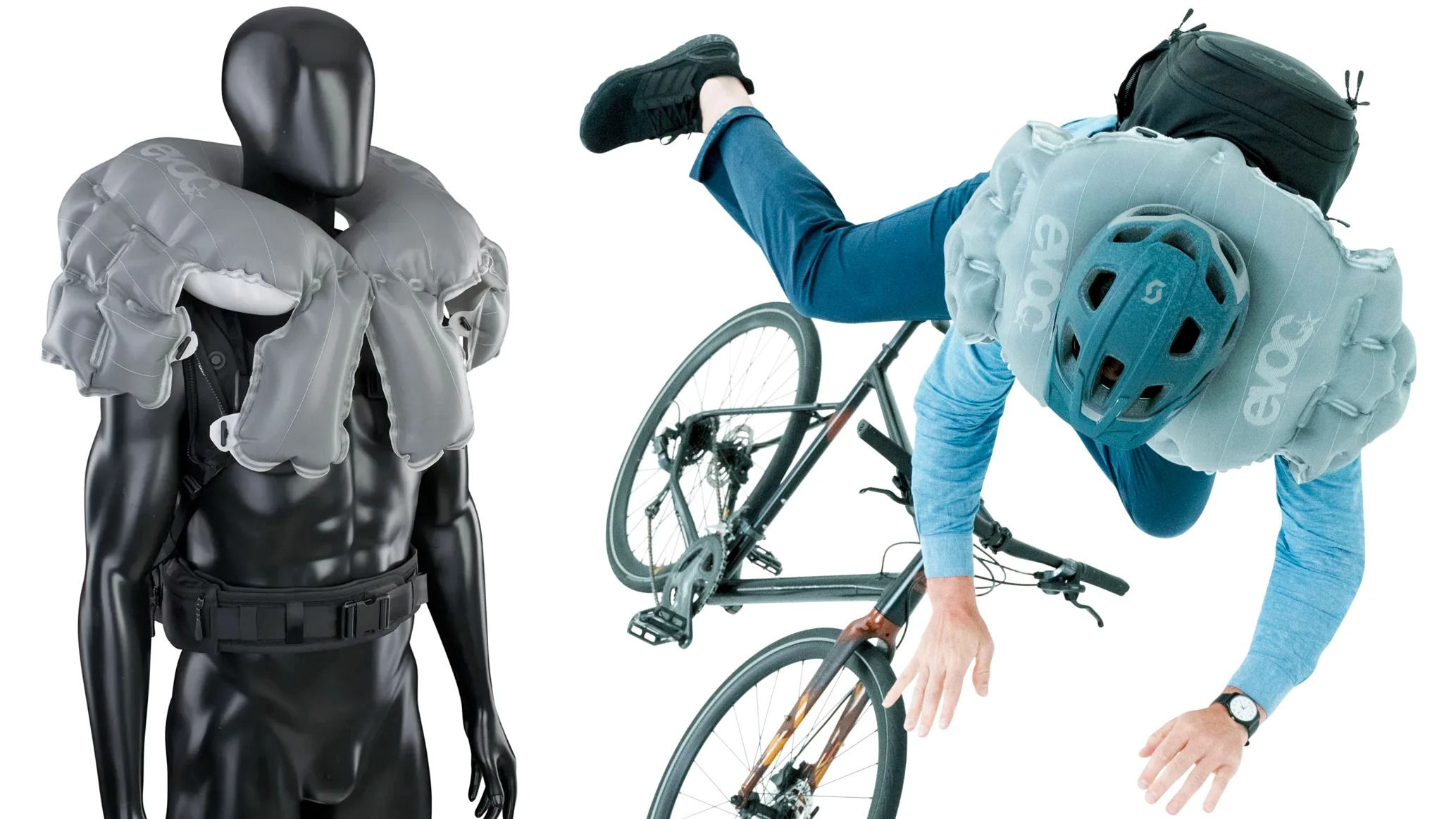 自転車乗り向け！ 一瞬でエアバッグになるリュック  ギズモード・ジャパン