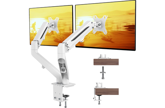 【Amazonタイムセール中!】15%オフの13-27インチ対応デュアルPCディスプレイアームや20%オフのiPhone・iPad対応 有線キーボードなど