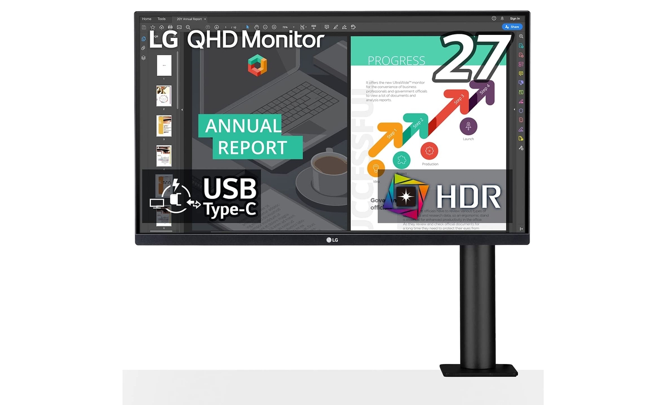 Amazonタイムセール】27インチ、USB-C対応、アームも付属！ テレワーク