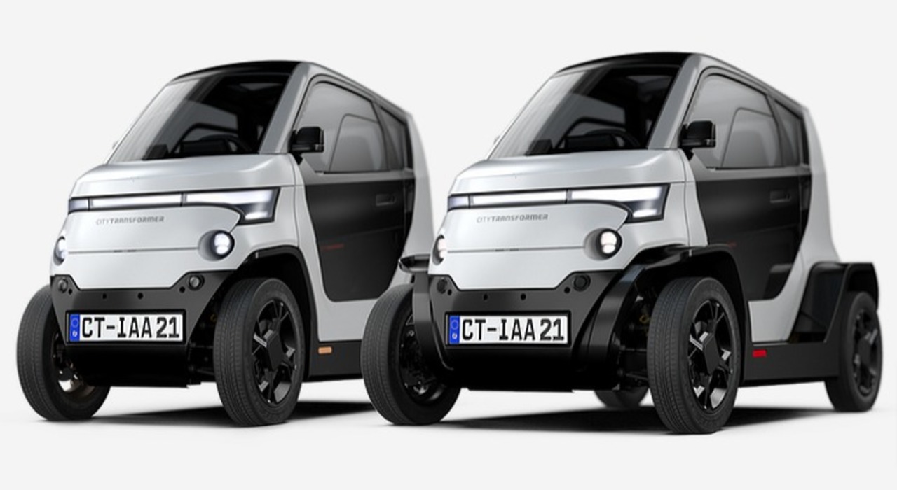 都市型移動の強い味方 車幅がトランスフォームするふたり乗りev City Transformer Ct1 ギズモード ジャパン