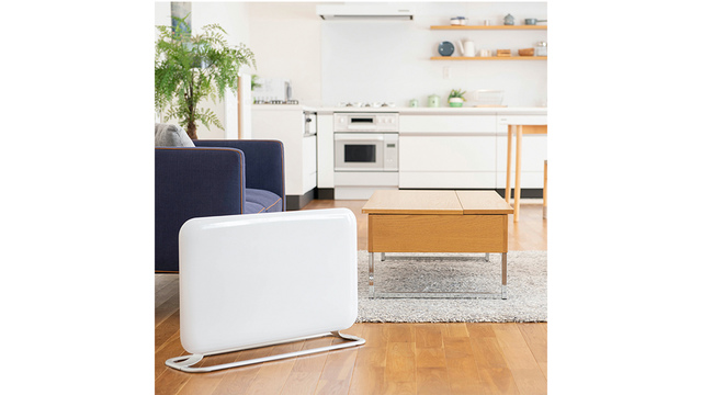 空気が乾燥せずホコリも舞い散らない。今年の暖房器具は、北欧デザインのパネルヒーター「mill」が気になる