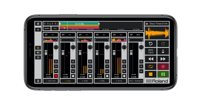 ローランドから無料で使えるMTRアプリが登場。スケッチ感覚で音楽作ってきましょ