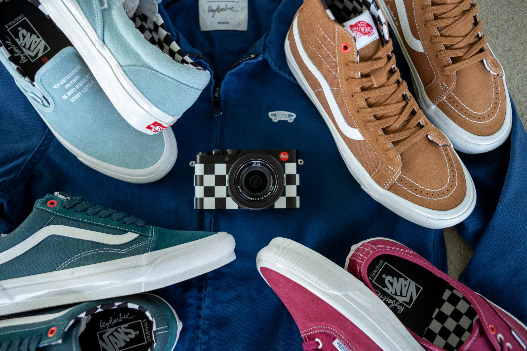VANS×ライカ×Ray Barbeeのトリプルコラボが実現。チェック柄の「D-LUX7