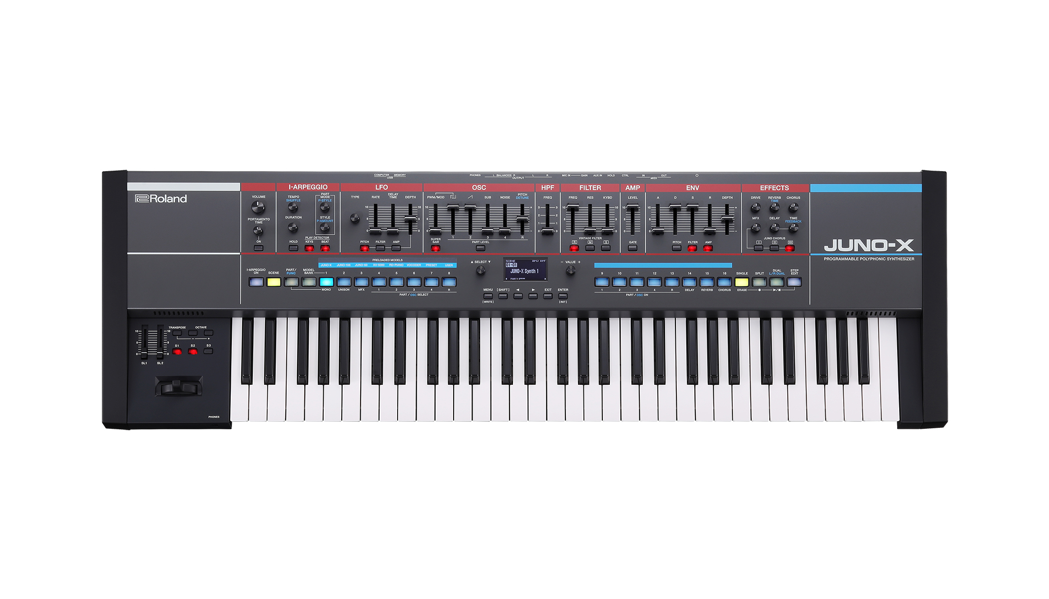 80年代サウンドをレトロボディに凝縮したシンセサイザー「JUNO-X」が