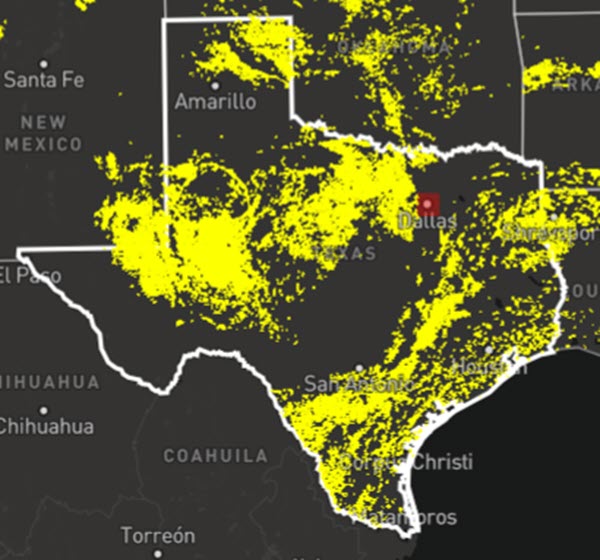 'Threa Radius' of an Oil & Gas Site_02_Texas Map