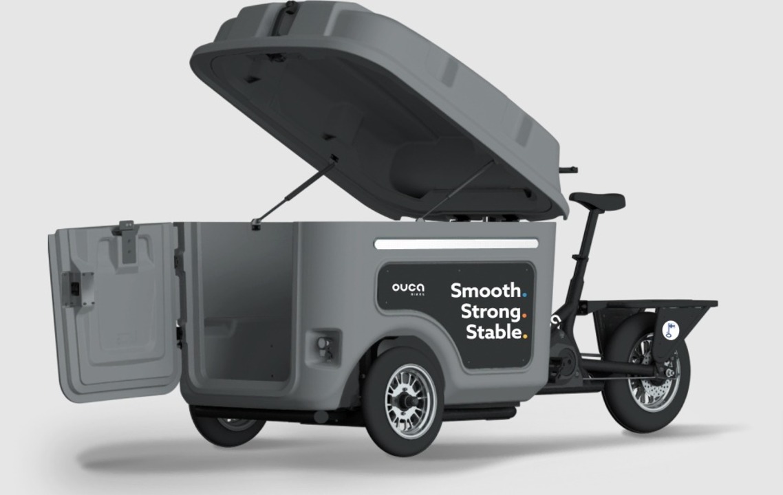 自転車 荷台 荷物が落ちそう イラスト