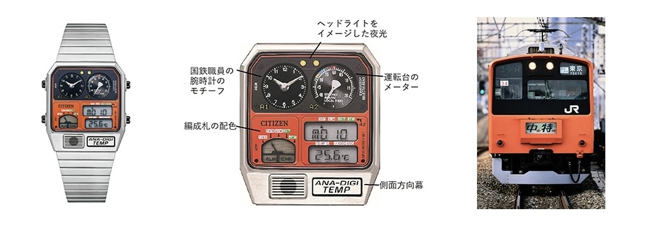 【新品未使用】CITIZEN 鉄道開業150周年記念　中央線モデル シチズンが鉄道開業150周年記念ウォッチを発売。ディテールのこだわり