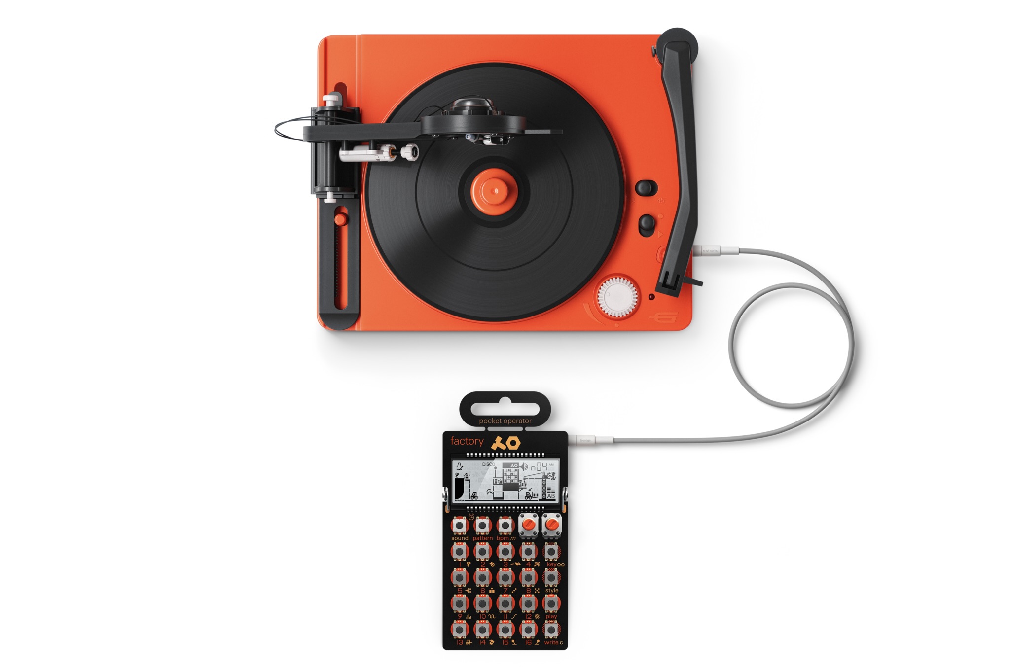 オリジナルのレコードを作っちゃおう｡teenage engineeringのキュートな