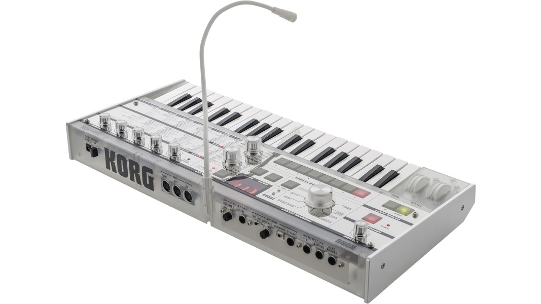 20年愛され続ける定番シンセ「microKORG」がスケルトン仕様に