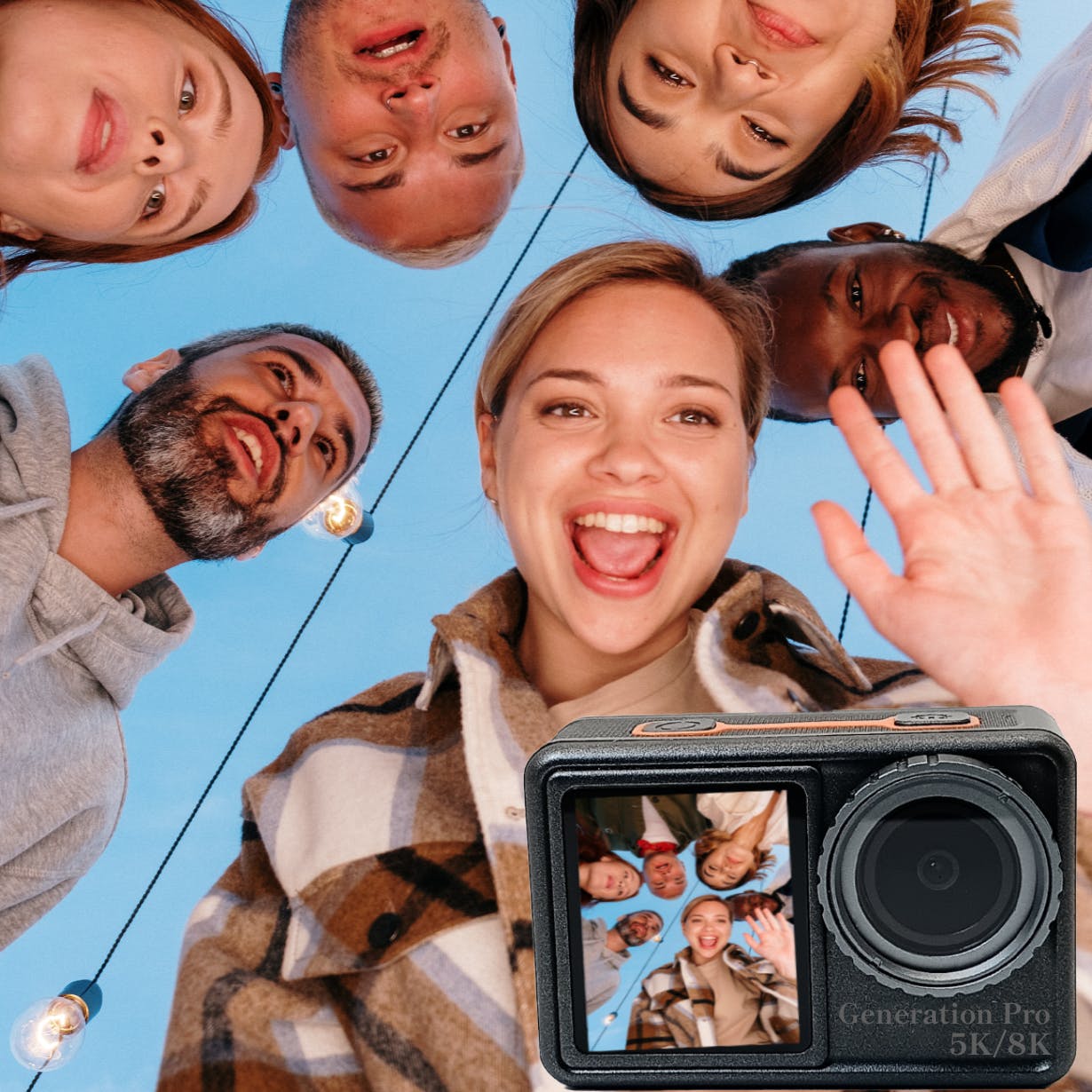 コンパクトデジタルカメラ Generation pro 5K Action camera もう高いアクションカメラを買うのはやめませんか？コスパ最強 5K