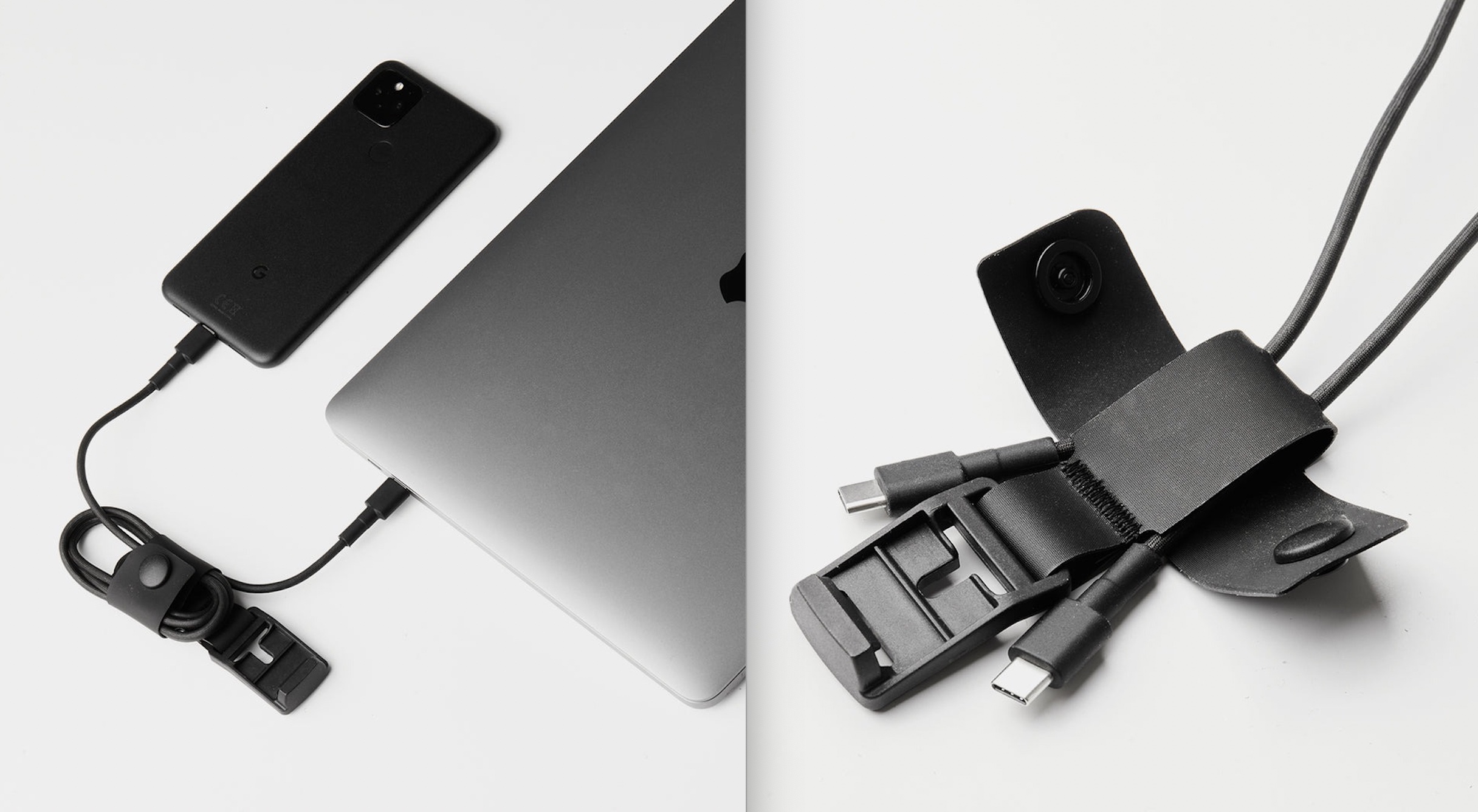 その手があったか！ 充電ケーブルがそのままネックストラップに