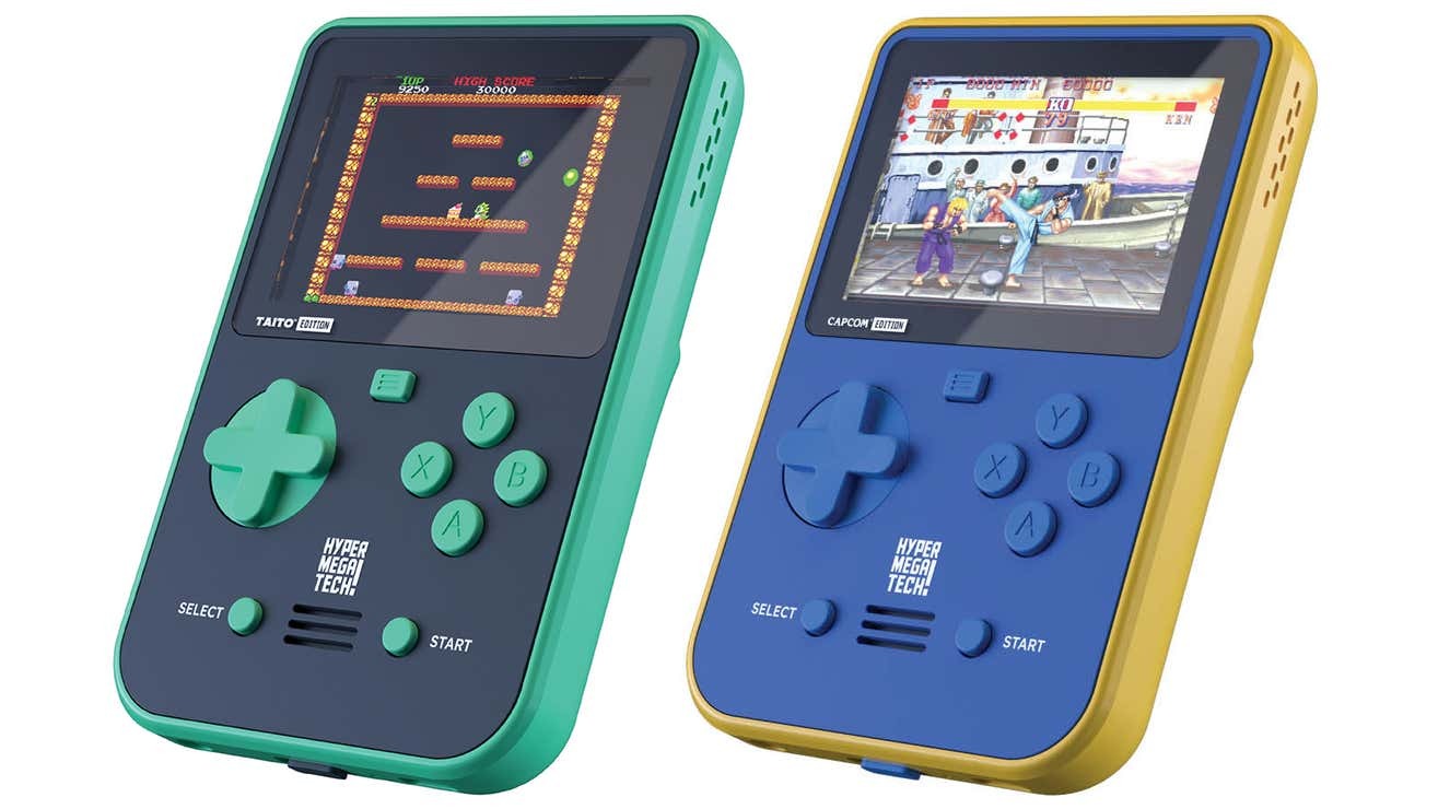 ジ*イ様 懐かしのゲーム機4台+ソフト2本 ストII』も遊べる！ レトロゲームが手軽に遊べる携帯型ゲーム機