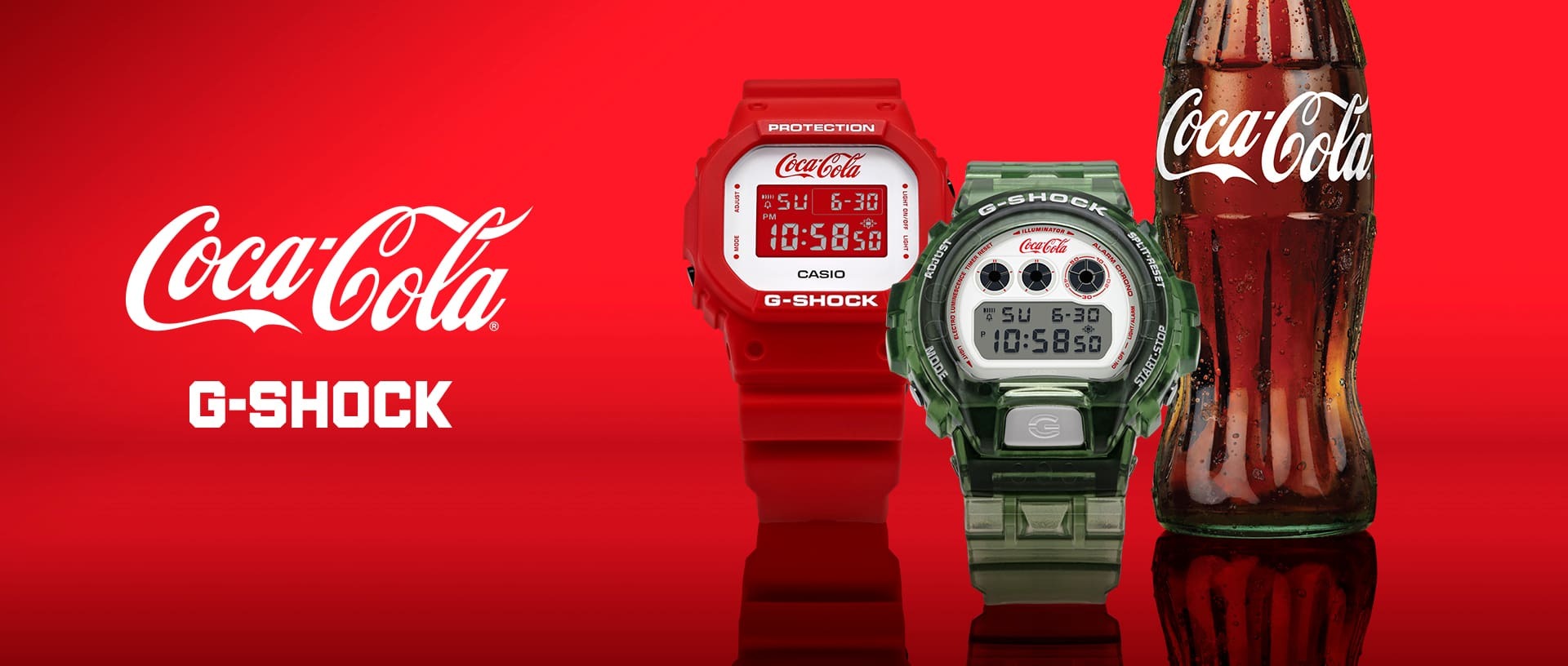 Coca-Cola G-SHOCK 腕時計 ボトル型ボックス付き コーラとG-SHOCKのコラボが瓶コーラっぽい | ギズモード・ジャパン