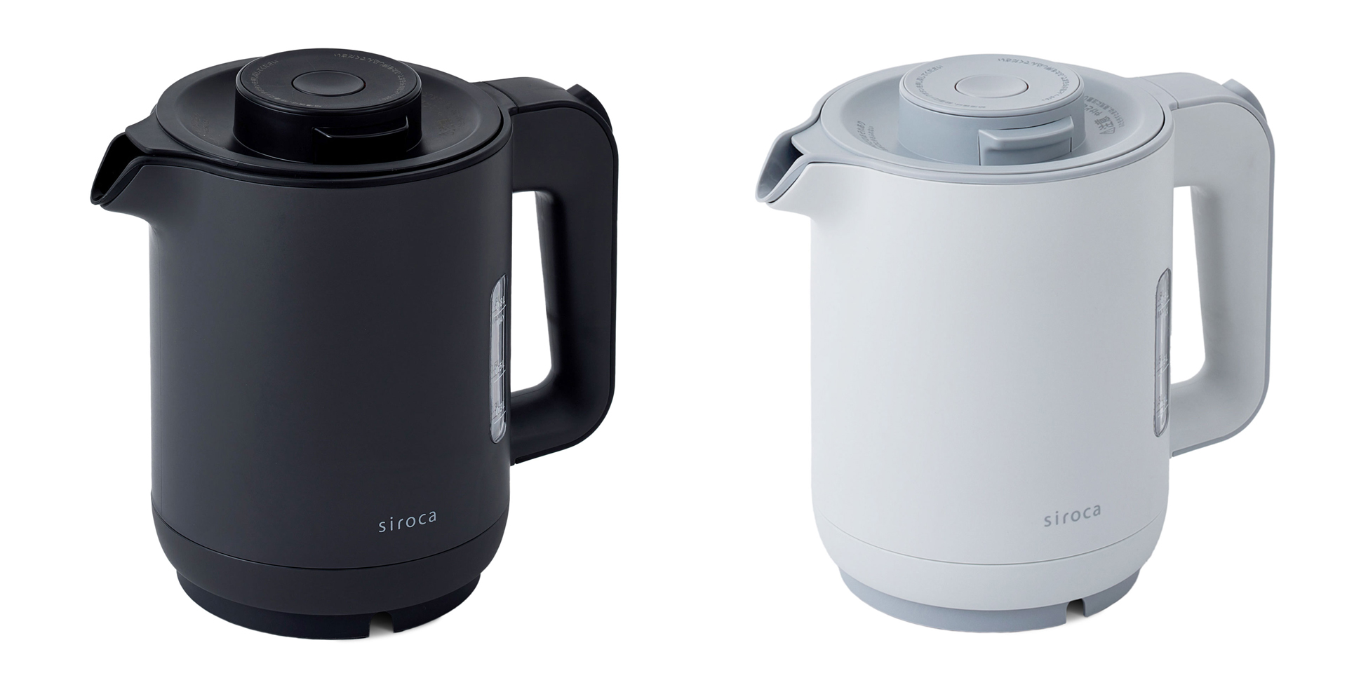 蒸気を抑え、倒しても湯漏れしない電気ケトル。お手入れも簡単