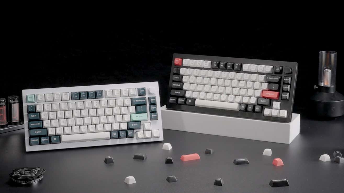 磁気スイッチ採用でゲームも仕事もサックサク。「Keychron Q1 HE