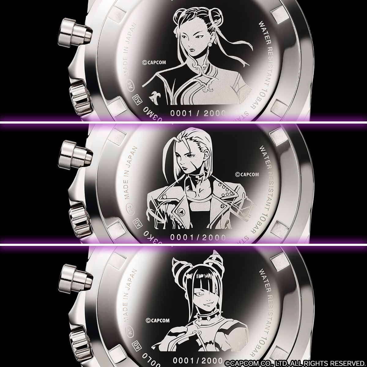 ストリートファイター』キャラの魅力を凝縮したクロノグラフ