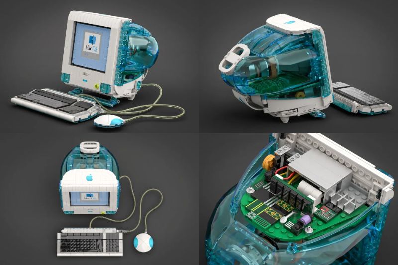 基板がスケスケ。再現度が高いレゴの「iMac G3」 | ギズモード・ジャパン