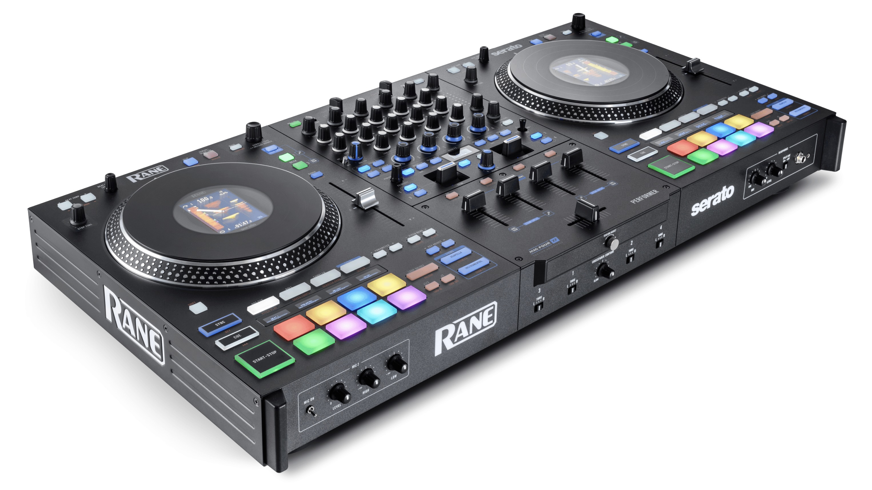 回転ディスク搭載DJコントローラーで、レコードばりにこすりまくれ