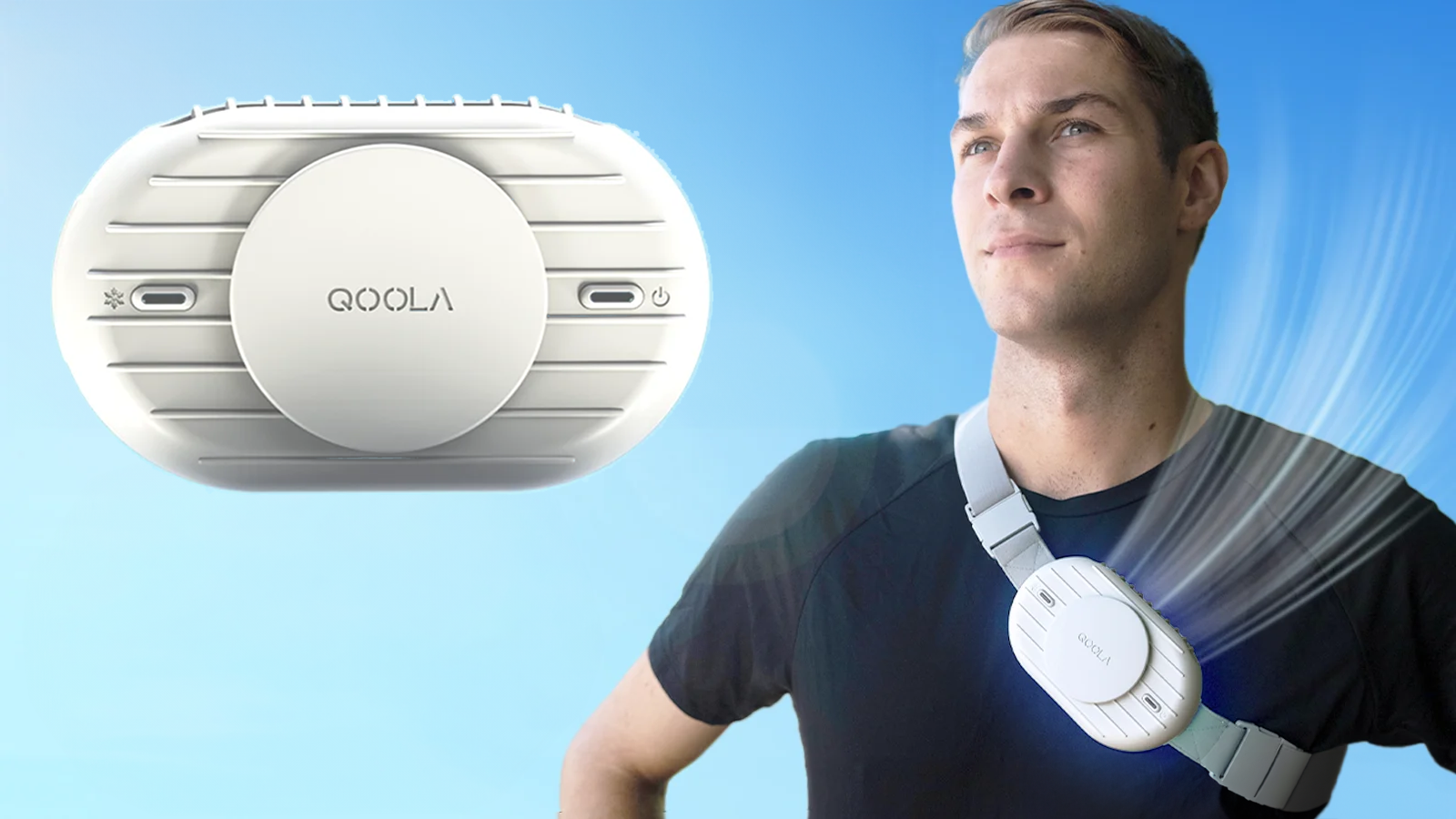 猛暑対策にいかが？ 直接冷やせるポータブルクーラー「QOOLA Pro」が