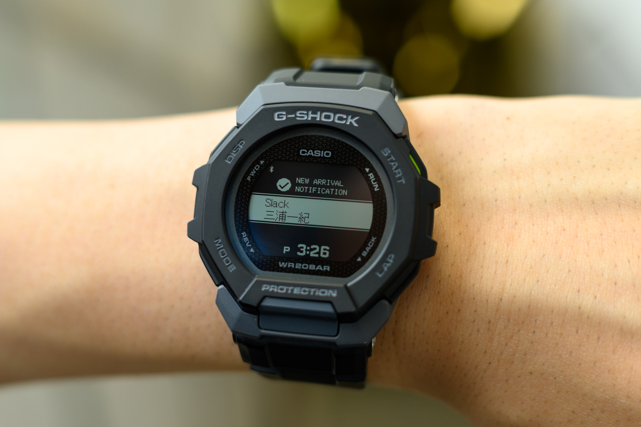 このG-SHOCK「あっさりスマートウォッチ」なところが気に入った