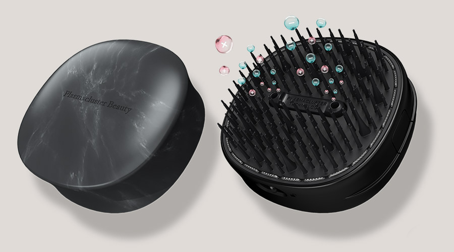 SHARP プラズマクラスター ヘアブラシ ガジェットになったヘアブラシ、プラズマクラスターで艶髪へ