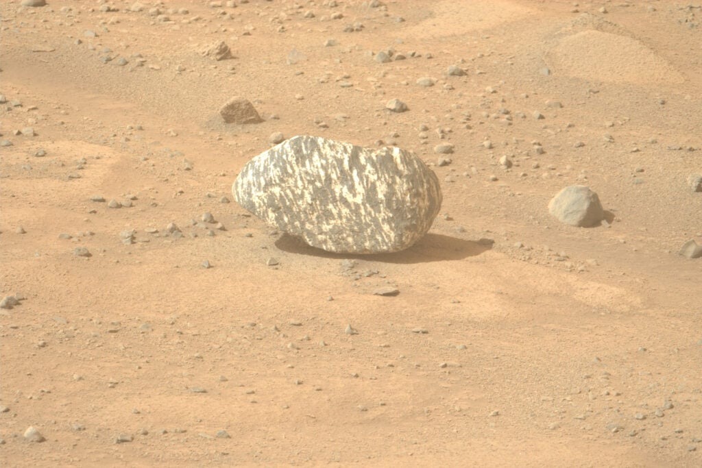 火星探査機が新発見した岩。愛称「ゼブラロック」って、なんかカッコ