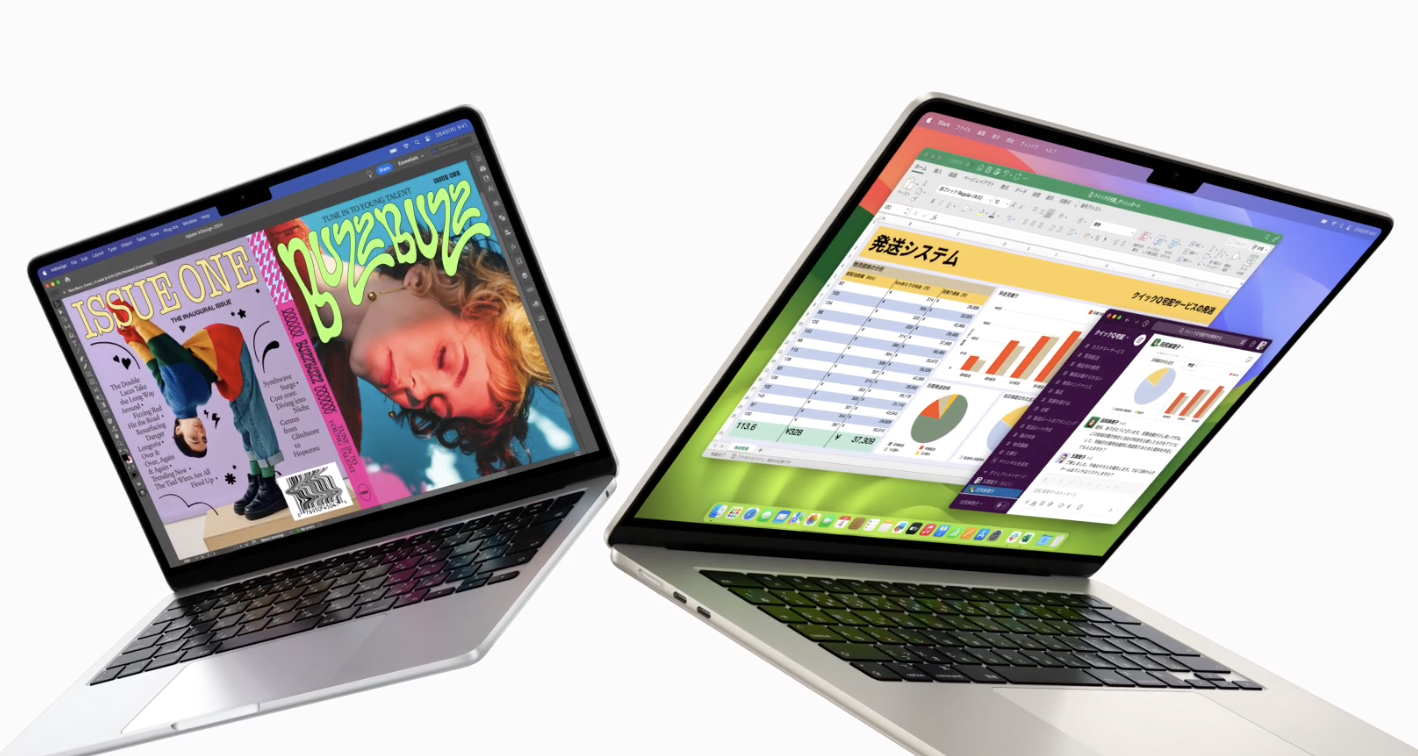 zulian【新品同様】MacBook air M4 本体 Apple、M4チップを搭載し、スカイブルーのカラーの新しいMacBook Airを