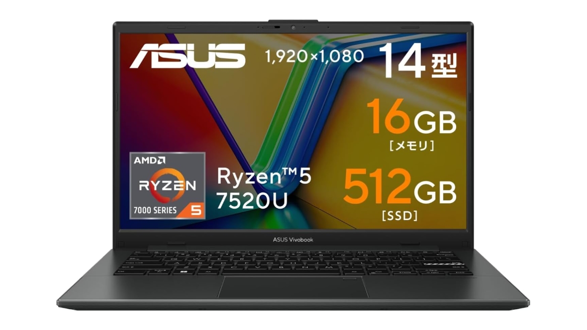 ASUS ノートパソコン Ryzen7 SSD512GB Windows11 2025-01-31pck00.jpg
