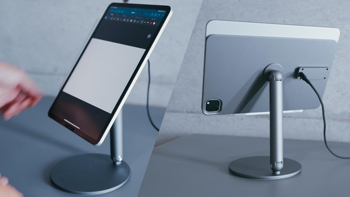 置くだけ充電と柔軟な角度調整が秀逸！「REDBEAN P2」はiPadの戦闘力が