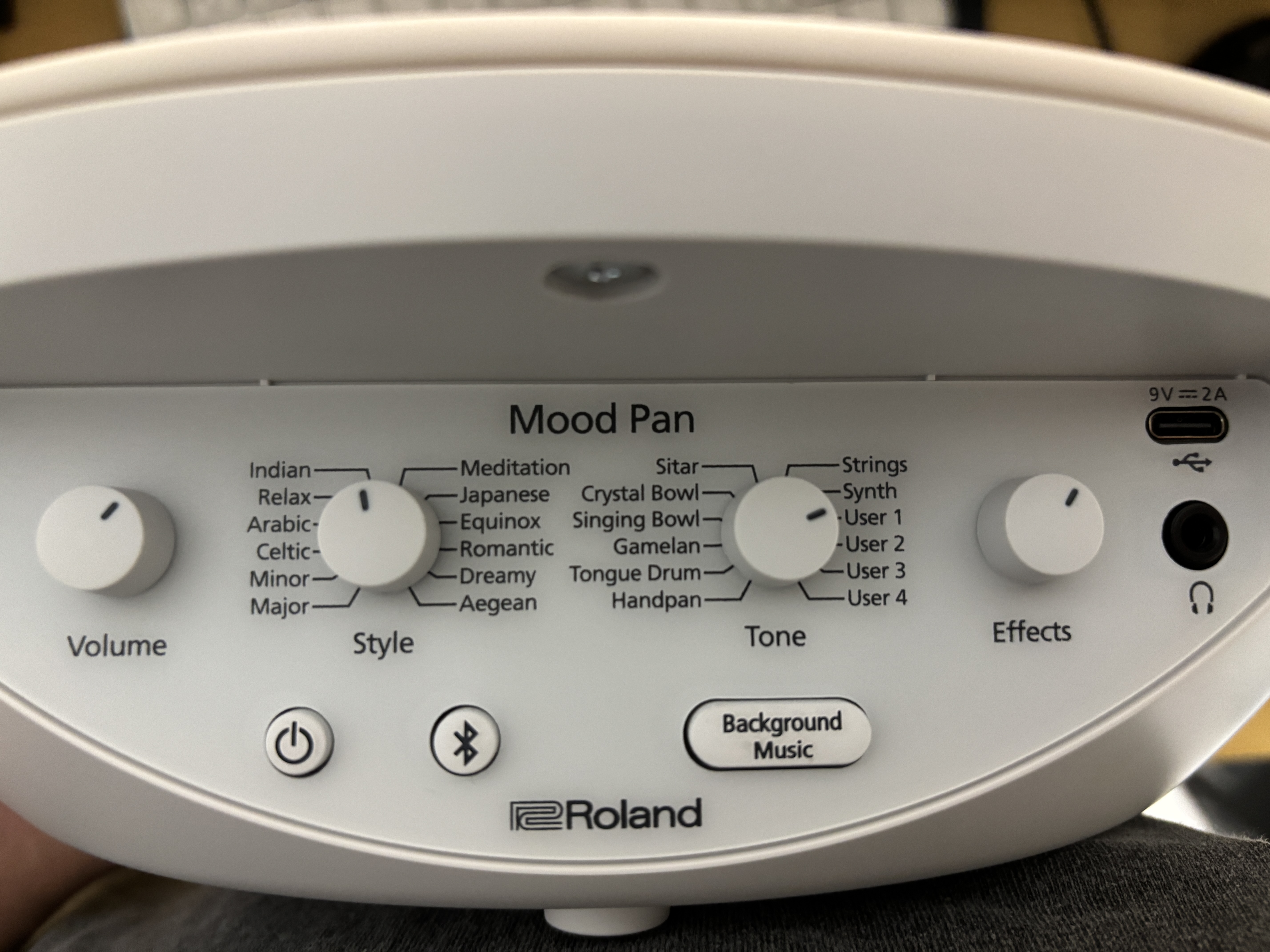 レアな電子ハンドパン　Moodpan Mood Pan エレクトリック ハンドパーカッション：テック