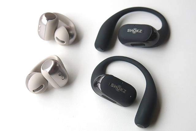 Shokzの耳を塞がないイヤホン2モデル。ランニングと日常使い、どっちを
