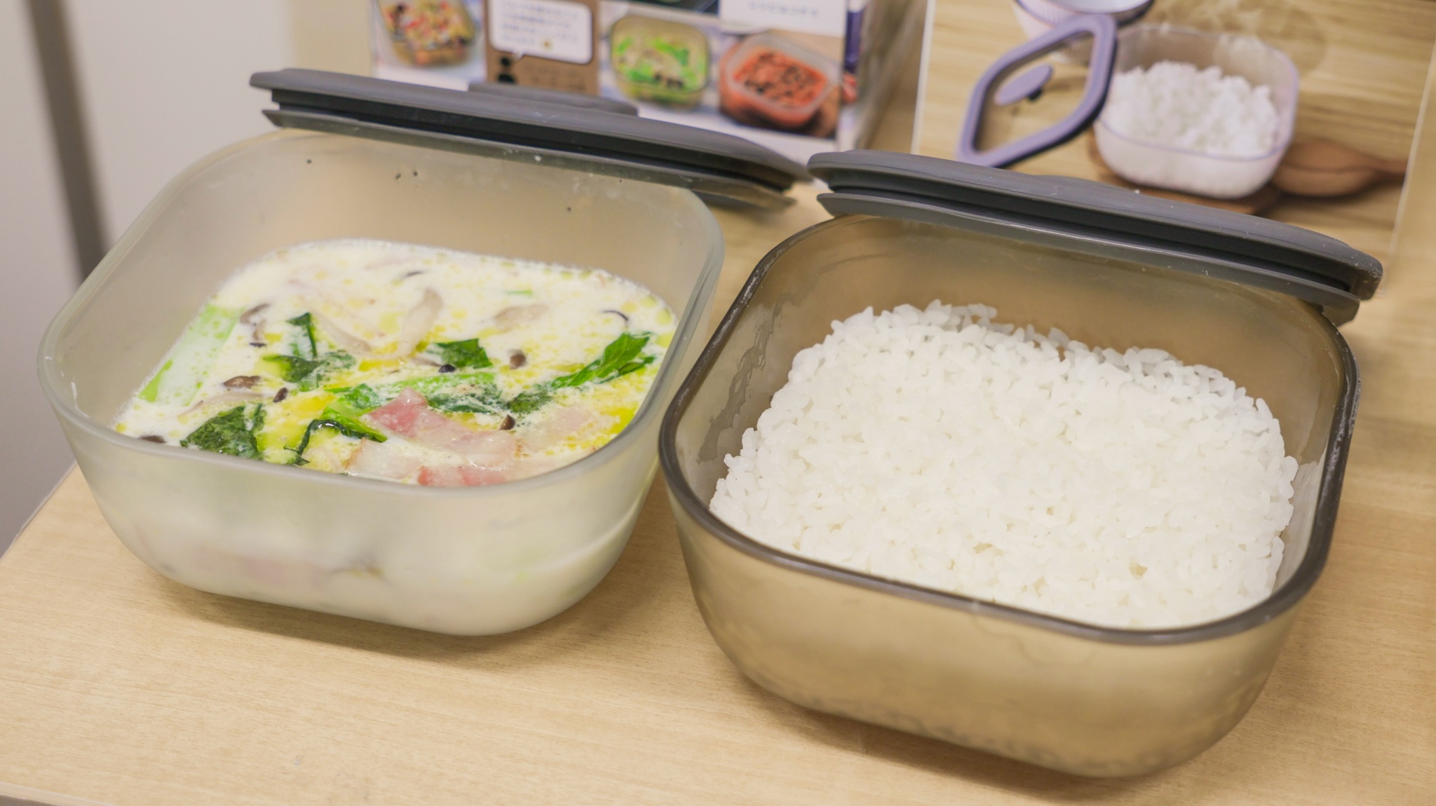 電子レンジで1合分の炊飯も。おかずの調理〜保存まで叶う、ズボラの