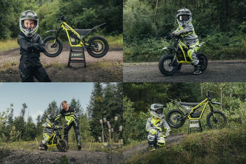 3歳から乗れる。キッズ向けの電動オフロードバイクで英才教育だ