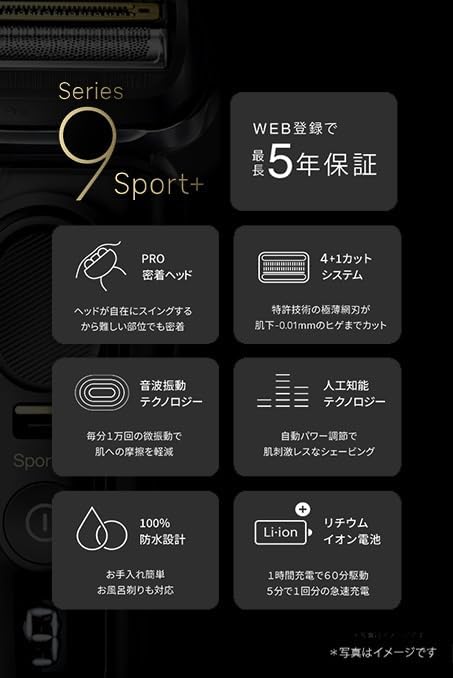 お風呂剃り派に朗報です。ブラウンの防水「シリーズ9」が洗浄機付きで
