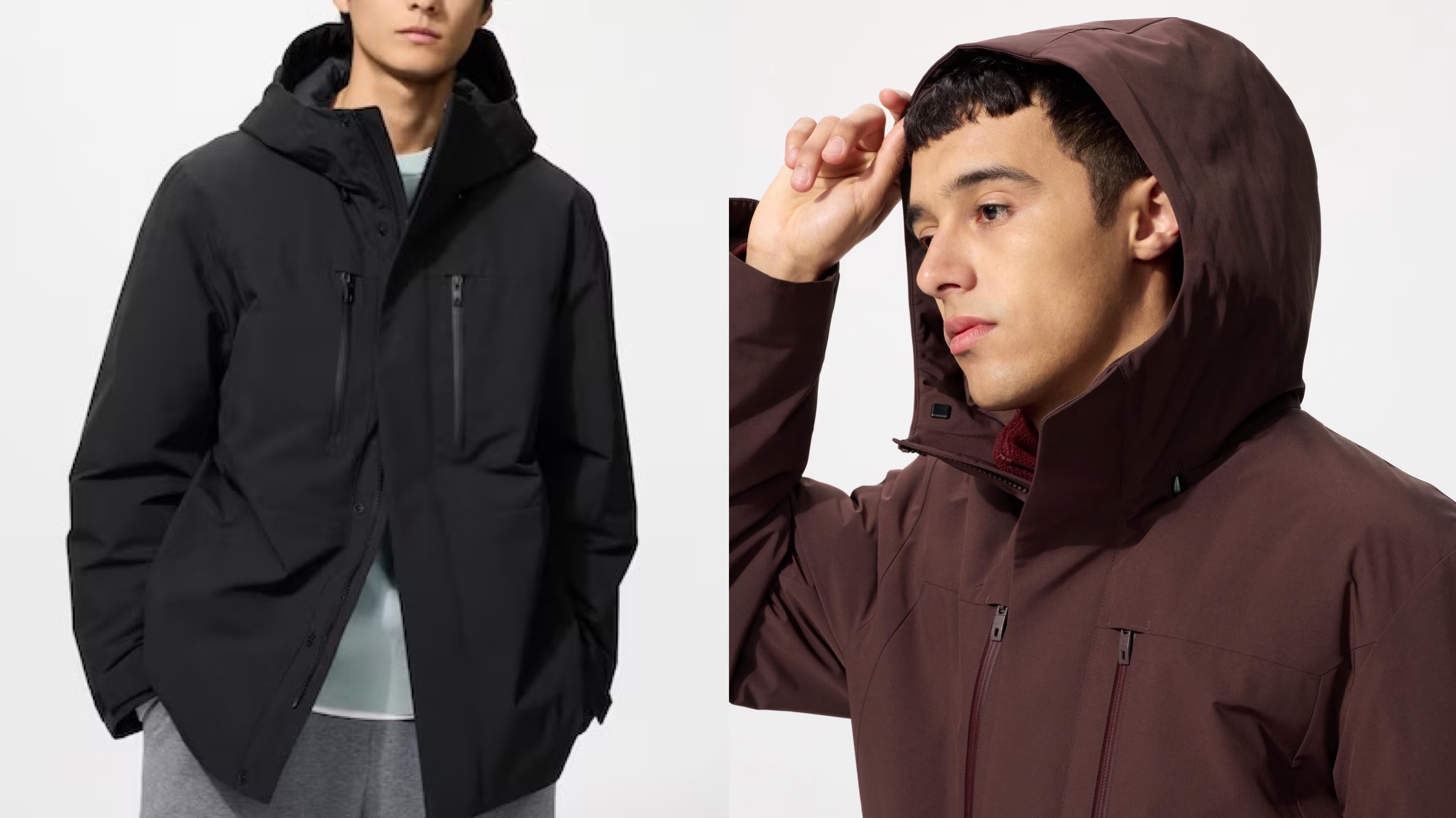 7*1様 UNIQLO ユニクロ ハイブリッドダウンパーカー 新品 M 黒 22