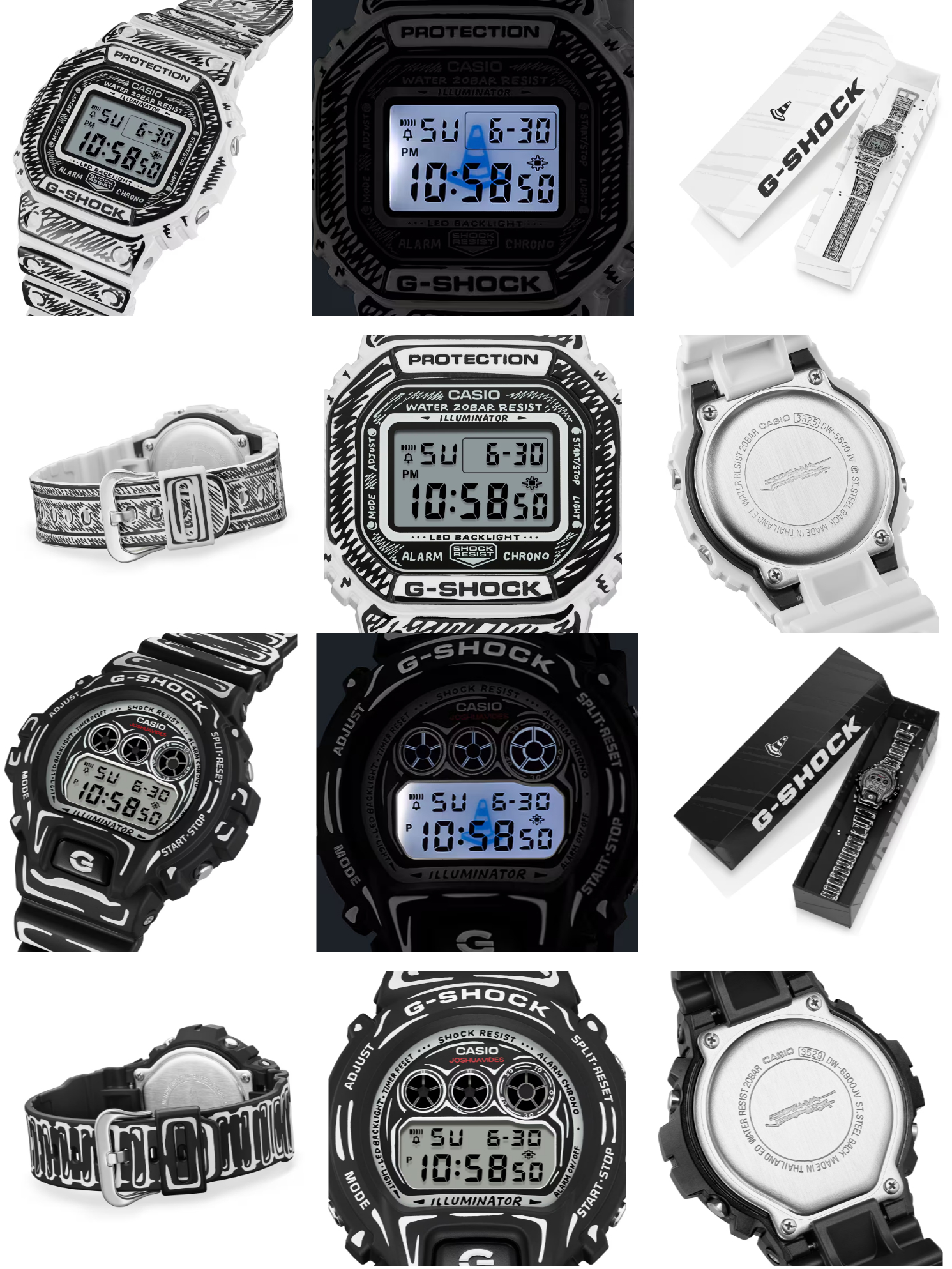 マンガ塗りだが芸術作品。G-SHOCK×ジョシュア・ヴィーダスのコラボ 