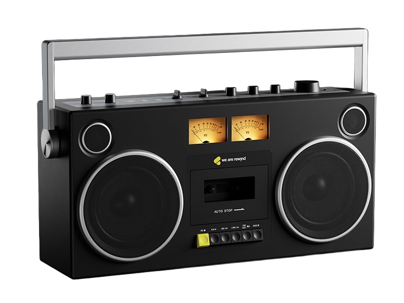 ★動作品❤️Wラジカセ❤️スピーカー★分離も可能★カセット＆ラジオ BEAMS RECORDS（ビームス レコーズ） スピーカー Wintech / Bluetooth