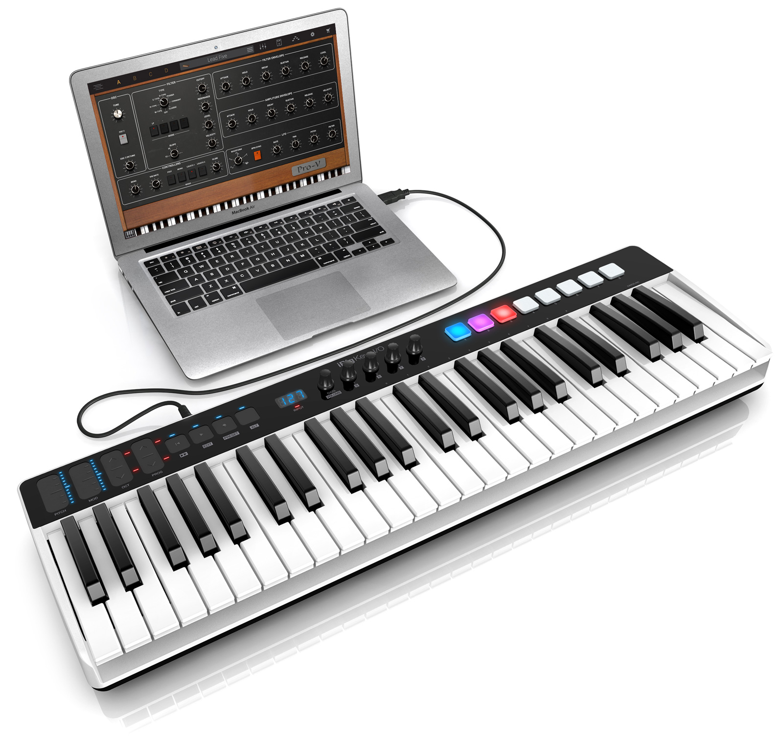 DTMのはじめの一歩にぴったりなMIDIキーボード「iRig Keys I/O