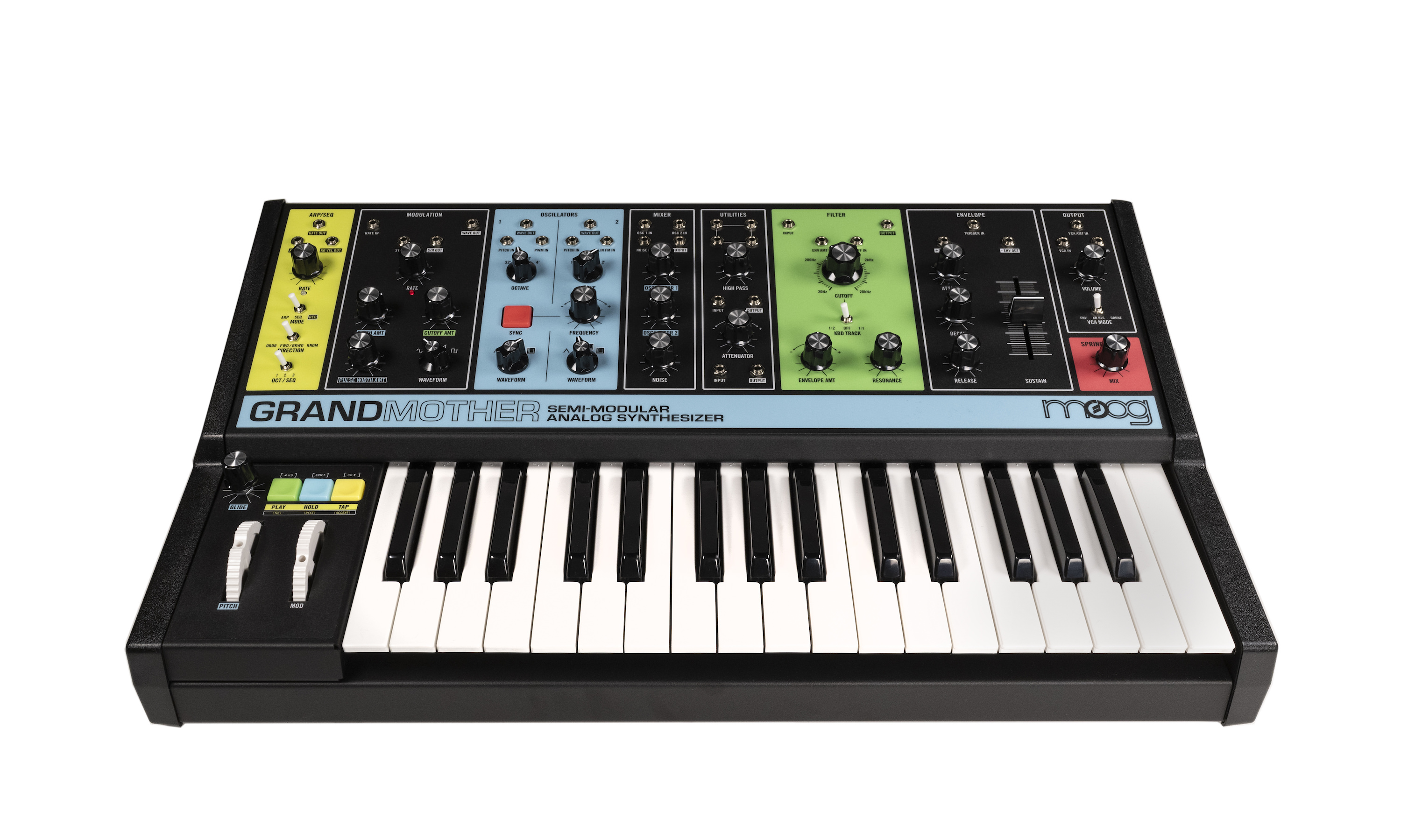 [ほぼ新品] Roucha Legio モジュラーシンセサイザー セミ・モジュラーシンセ「Moog Grandmother」がKORGより発売