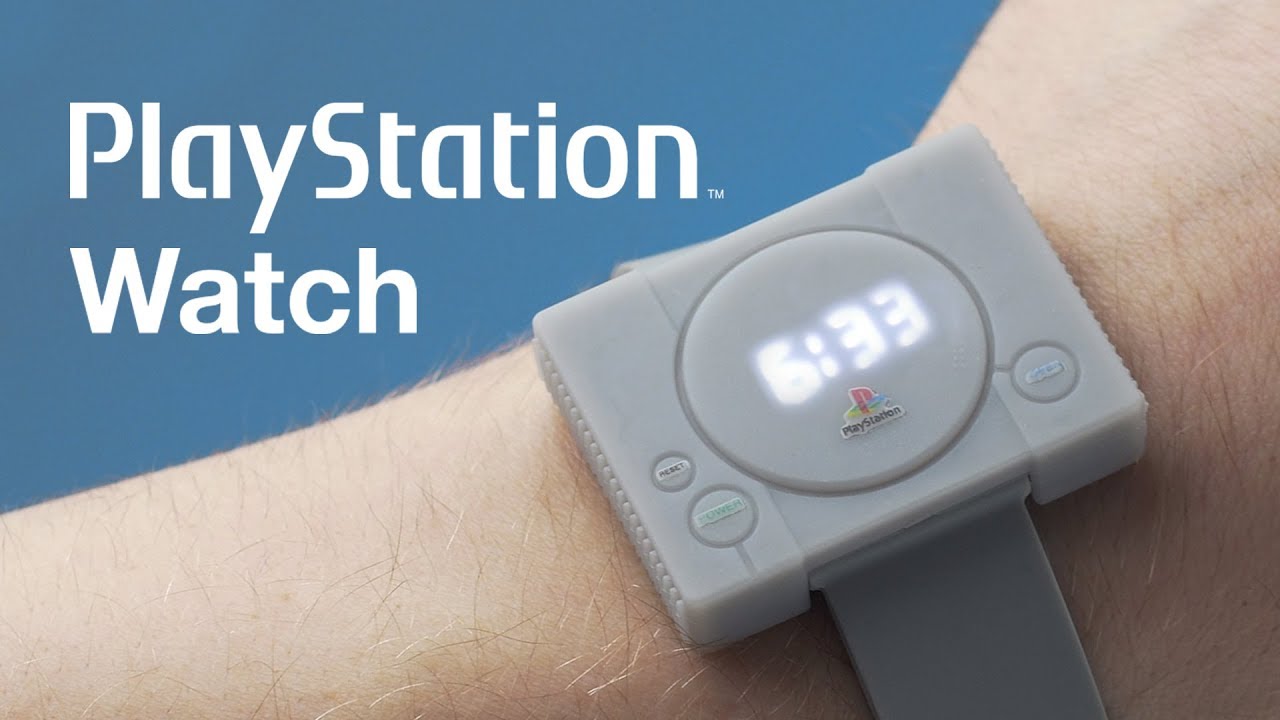 プレステ時計　プレイステーション1　初代　置き時計 初代プレステがウェアラブルになった！ 公式ライセンスのデジタル